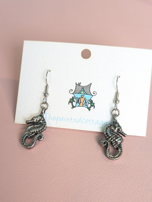 Sea Horse SIlver Earrings The Painted Cottage JEWELRY PXL_20250327_195022551